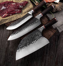 8 polegadas forjada faca do chef faca de açougueiro de aço inoxidável faca de cozinha do agregado familiar faca de corte de cozinha 2024 - compre barato