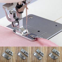 1Pcs Domestic Sewing Machine Foot Replacement Curling Presser Rolled Hem Feet For Brother Singer Sewing Accessories 3mm/6mm 2024 - buy cheap