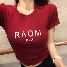 pink crop top t shirt women 2020 summer sexy cropped fashion print graphic tees tops short sleeve t-shirt vintage tops for women 2024 - buy cheap