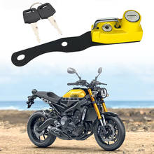 Para yamaha mt09 MT-09 tracer fj 09 xsr900 2016-2020 2019 motocicleta liga de segurança anti-roubo capacete bloqueio montagem gancho com 2 chaves 2024 - compre barato