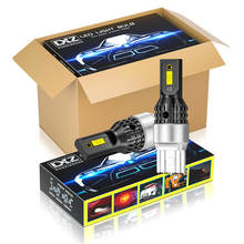 Dxz-lâmpada led canbus 10 peças, luz de freio reversa para sinal de carro, 1156, s25, ba15s, p21w, led 1157, t20, t25, 2-smd, 7440 lm, 3156, 3157 2024 - compre barato