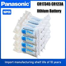 Panasonic bateria de lítio cr123a cr123a cr123 3a cr 123 a123 cr17345 16340 3v, 16 peças, para câmera lanterna seca célula primária 2024 - compre barato