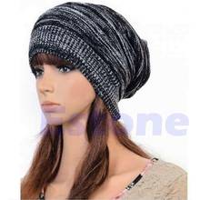 Unisex Women Men Knit Baggy Beanie Beret Winter Warm Oversized Ski Cap Hat 2024 - buy cheap