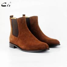 Zapatos con suela de cuero para hombre, calzado de vestir, transpirable, de ante marrón, Piel De Becerro, A212 2024 - compra barato