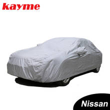 Kayme-capa universal para carro, capa de poliéster à prova de poeira, resistente a sol, neve, uv, universal para nissan, ambientes internos e externos 2024 - compre barato