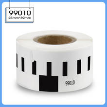 Absonic-Etiquetas de papel térmico para impresora DYMO 99010, papel adhesivo para DYMO LabelWriter, LW400, LW450, 450, 450, DUO, 450 2024 - compra barato