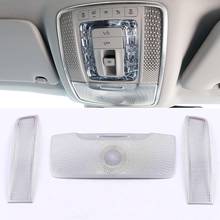 Pegatina de decoración para luz de lectura superior de coche, cubierta de altavoz de cuerno de Pilar Interior para mercedes-benz GLE GLS clase 350 W167 X167 2020 2024 - compra barato