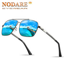 NODARE 2020 nuevas gafas de sol para hombres, gafas de cuadrado Metal blando marco gafas de sol para conducir, para pescar gafas zonnebril hombre 2024 - compra barato