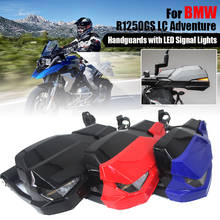 Handguard com led para bmw r1250gs aventura r 1250 gs r1250 lc adv motocicleta handshield luzes de sinal e luz circulação diurna 2024 - compre barato