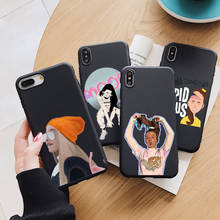 Emma Chamberlain soft Silicone cover phone case for iPhone11PRO MAX XR XS Max 6 7 8 plus SE 12pro 12mini for Apple X black shell 2024 - buy cheap