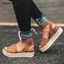Gladiator Sandals Platform Women Wedge Shoes Summer Style High Heels Creepers Trifle High Black Flip Flops Casual Shoes Size 12 2024 - buy cheap