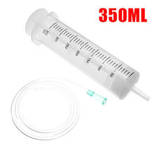 New 350ml Large Capacity Disposable Syringe Plastic Syringe Imported Pump Oil & 1m Silicone Tube 2024 - buy cheap