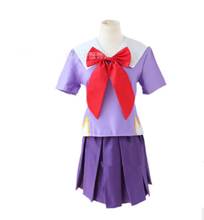 Mirai Nikki cos Gasai Yuno аниме косплей мультфильм женщина jk школьная форма костюм полный комплект Топ + юбка + галстук-бабочка 2024 - купить недорого