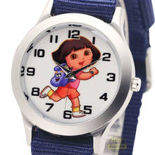3D Cartoon Canvas Strap Children Watch Fashion Cute Cartoon Girl Love Quartz Waterproof Clock Christmas Gift Boy Watches 2024 - buy cheap