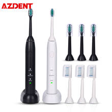 AZDENT Sonic Rechargeable Electric Toothbrush 3 Modes Portable Electric Teeth Brush Tooth Whitening Brush Oral Hygiene Care Tool 2024 - buy cheap