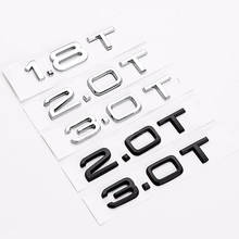 Trunk 1.8T 2.0T 3.0T TFSI V6T V8T Logo Letters Sticker For Audi Q5 Q6 Q7 R8 RS1 RS3 RS4 RS5 RS6 RS7 SQ5 TT TTS S3 Accessories 2024 - buy cheap