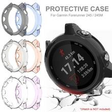 Funda de TPU a prueba de golpes para reloj, cubierta protectora para pulsera, Protector de pantalla, carcasa reemplazable para Garmin Forerunner 245M / 245 2024 - compra barato