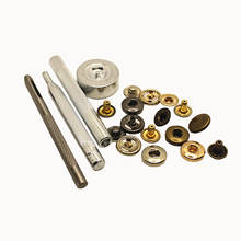 10 - 30 Set 633 Metal Four button + tool Round Copper Snaps DIY Clothing / bags / shoes / leather Button Snap Fasteners 2024 - buy cheap