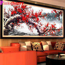 diy Diamond Painting Modern art,Blessing Plum landscape diamond mosaic full square drill diamond embroidery cross stitch 2024 - buy cheap