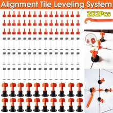 252 шт. обновленные выравнивающие уровни клиновидные разделители для плитки для напольного покрытия настенная плитка разделитель для плитки система выравнивания выравниватель локатор разделители 2024 - купить недорого