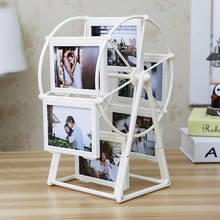Creative DIY customized photo windmill rotating frame photo album wedding birthday anniversary Valentine's Day gift 2024 - buy cheap