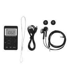 Radio Universal Mini Radio Portable AM/FM Dual Band Stereo Pocket Radio Receiver With LCD Display & Earphone receiver radio 2024 - buy cheap