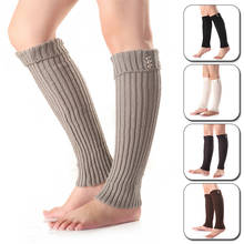 1 Pair Women's Knitted Boot Cuff Calf Leg Warmer Autumn Winter Book Socks Long Legwarmers Girls Gaiters Floor Socks Sleeves 2024 - buy cheap