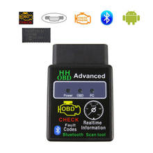 ELM327 V1.5 Bluetooth Car OBD2 Scanner Code Readers Elm 327 V 1.5 OBDII OBD 2 Auto Diagnostic Tools For Android PIC18F25K80 2024 - buy cheap