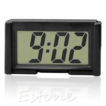 Interior Car Auto Desk Dashboard Digital Clock LCD Screen Self-Adhesive Bracket 2024 - buy cheap