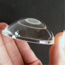 Diameter 52MM Height 24.8mm Automotive Lamp Glass Lens glossy LED temperature optical convex lens for various high power LED 2024 - buy cheap