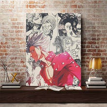 Cuadro de Ban Nanatsu no Taizai, lienzo de Anime para decoración del hogar, pintura de Manga, arte de pared, impresiones, dormitorio, sala de estar, póster 2024 - compra barato