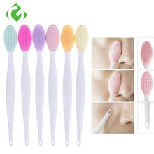 Silicone Facial Cleanser Finger Blackhead Acne Remove Pores Washing Mat Scrub Massage Beauty Tool Remover Tool Cleaning Brush 2024 - buy cheap