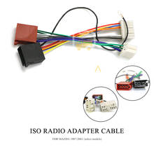 Adaptador de rádio para carro mazda 116-1987 (modelos selecionados), 12-2001 iso, cabos de chumbo, conectores 2024 - compre barato