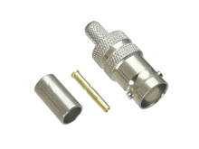 1Pcs Connector BNC Female Jack Crimp For RG58 RG142 LMR195 RG400 Cable 50ohm RF Adapter Coaxial High Quanlity 2024 - buy cheap