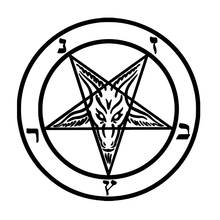 Goat Pentagram Car Window Vinyl Decal Sticker Car Accessories Motorcycle Helmet Car Styling Car Sticker 2024 - buy cheap