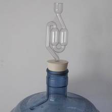 Plástico que crea una válvula de escape de Gas de escape válvulas selladas de agua bloqueo de aire vino de fermentación de Moonshine válvula de retención de vino 2024 - compra barato