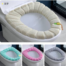 Bathroom Toilet Seat Cover Warm Soft Washable Winter Toilet Seat Cover Household Bathroom Winter Waterproof WC Mat Toilet Covers 2024 - buy cheap