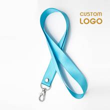 Badge Holder Lanyard 46CM Candy Color Lanyard for Name Tag ID Card Exhibition Card Holder Badge Holder Office and School Supplie 2024 - buy cheap