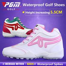 PGM Women's Waterproof Golf Shoes High Top Female Anti-Slip Spikes Sneakers Wear-Resistant Golf Sneakers Ladies Training Shoes 2024 - buy cheap