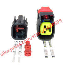 5 Sets 2 Pin Female And Male EV6 Wire Connector For Injector Connector Automotive Electrical Connector 2024 - buy cheap