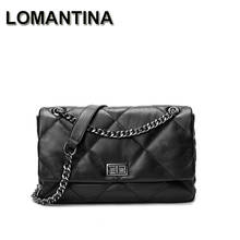 LOMANTINA TopQuality Classic 100% Real Leather Brand Famous Women Handbag Fashion High Quality crossbody Sheepskin Bags Designer 2024 - buy cheap