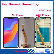 Высококачественный Дисплей для Huawei Honor Play COR-L29, ЖК-дисплей с сенсорным экраном и дигитайзером в сборе для honor play, набор стеклянного экрана 2024 - купить недорого