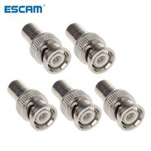 ESCAM 5x BNC Male To RCA Female Coaxial Connector Adapter For CCTV Surveillance Video 2024 - buy cheap