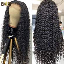 BAISI Парики из человеческих волос с волнистыми прядями, 180 густыми волнистыми прядями, 360 кружевными фронтальными париками, цветные парики для женщин 2024 - купить недорого