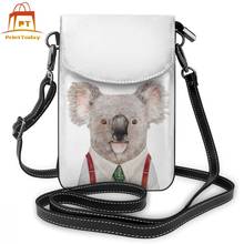 Коала сумка на плечо коала кожаная сумка через плечо многоцелевые Женские сумки тренд женский тонкий кошелек для путешествий 2024 - купить недорого