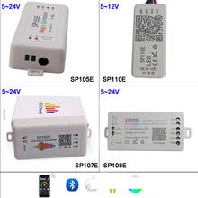 Controlador de música Led SP108E, wifi, WS2811, WS2812B, SP107E, SK6812, SP105E, APA102, WS2801, compatible con Bluetooth 2024 - compra barato