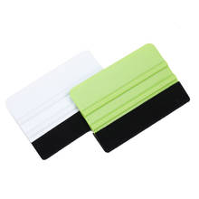 1pc Vinyl Wrap Film Card Squeegee Car Foil Wrapping Suede Felt Scraper Window Tint Tools Auto Car Styling Sticker Accessories 2024 - buy cheap