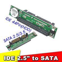 2.5" IDE Female HDD SSD to 44 pin SATA Adapter Converter 1.5Gbs Serial Adapter Converter ATA 133 100 HDD CD DVD 2024 - buy cheap