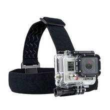 Регулируемая фиксированная повязка на голову, Аксессуары для спортивных камер Gopro Hero, SJCAM, Xiaomi Yi, 4k 2024 - купить недорого
