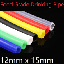 12x15 Silicone Tube ID 12mm OD 15mm  Flexible Rubber Hose Thickness 1.5mm Food Grade Milk Beer Drink Pipe Water Connector 2024 - buy cheap